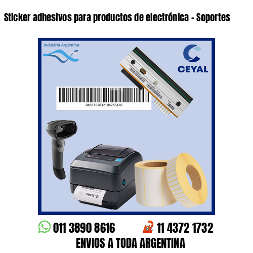 Sticker adhesivos para productos de electrónica – Soportes