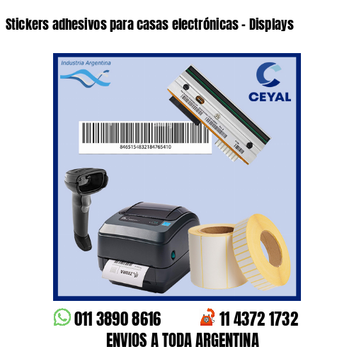 Stickers adhesivos para casas electrónicas – Displays