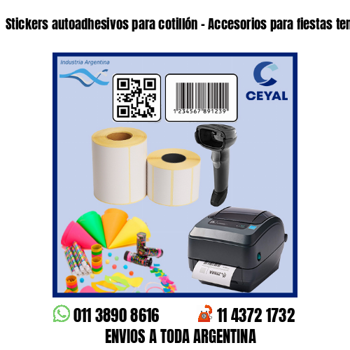 Stickers autoadhesivos para cotillón – Accesorios para fiestas temáticas