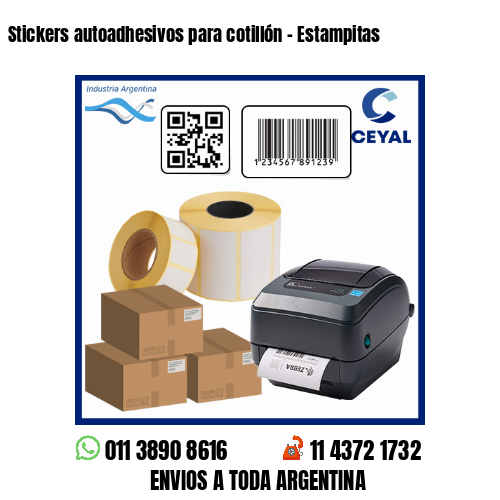 Stickers autoadhesivos para cotillón – Estampitas