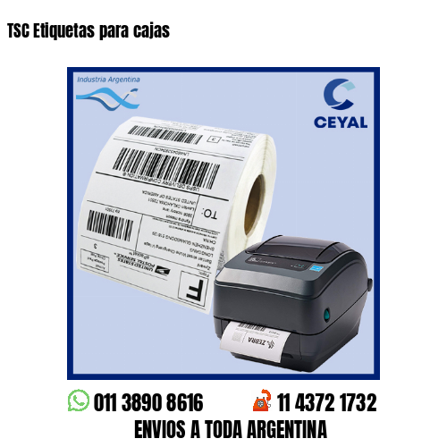 TSC Etiquetas para cajas