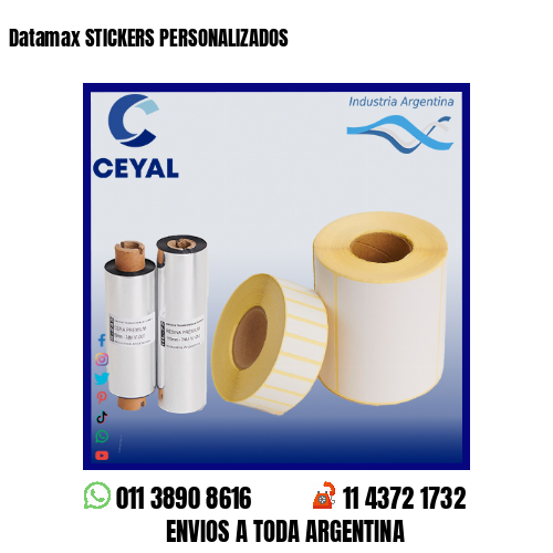Datamax STICKERS PERSONALIZADOS