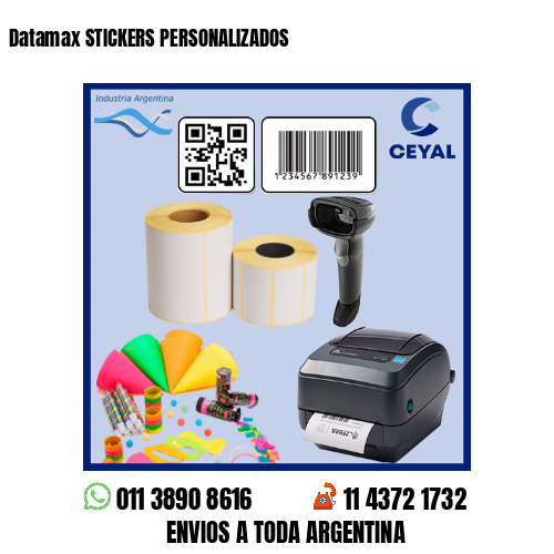 Datamax STICKERS PERSONALIZADOS