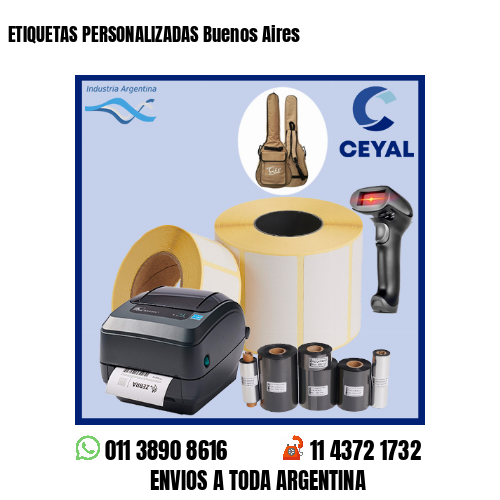 ETIQUETAS PERSONALIZADAS Buenos Aires