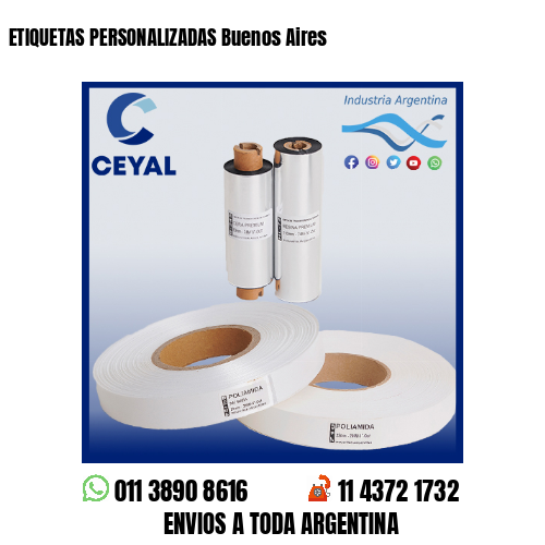 ETIQUETAS PERSONALIZADAS Buenos Aires