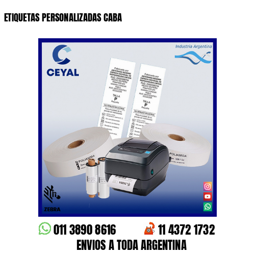 ETIQUETAS PERSONALIZADAS CABA
