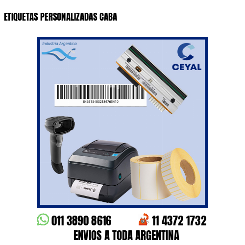 ETIQUETAS PERSONALIZADAS CABA