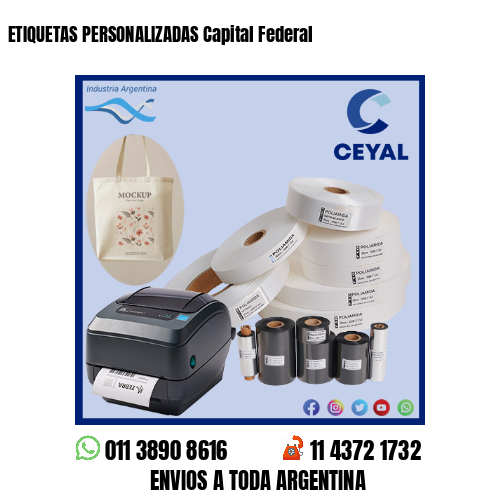 ETIQUETAS PERSONALIZADAS Capital Federal