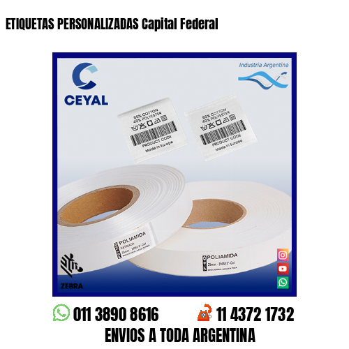 ETIQUETAS PERSONALIZADAS Capital Federal
