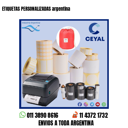 ETIQUETAS PERSONALIZADAS argentina