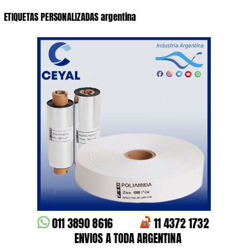 ETIQUETAS PERSONALIZADAS argentina