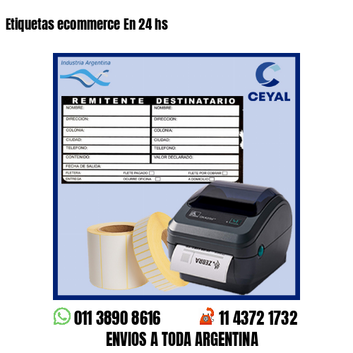 Etiquetas ecommerce En 24 hs