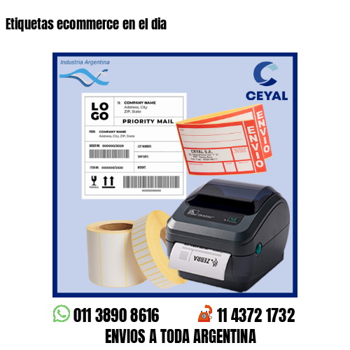 Etiquetas ecommerce en el dia