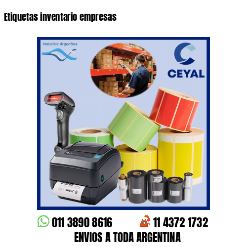 Etiquetas inventario empresas