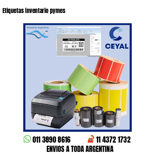 Etiquetas inventario pymes