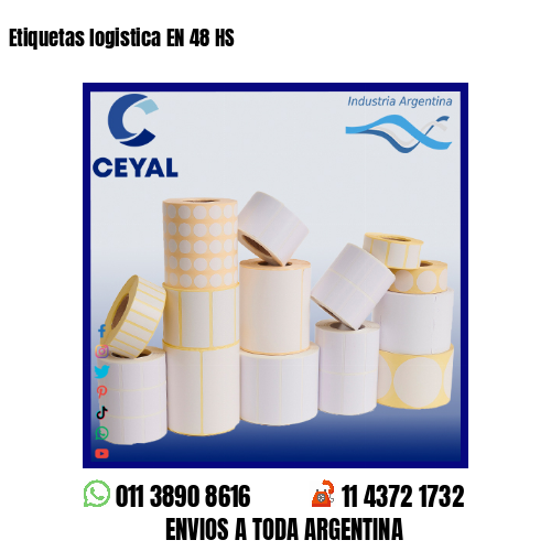 Etiquetas logistica EN 48 HS