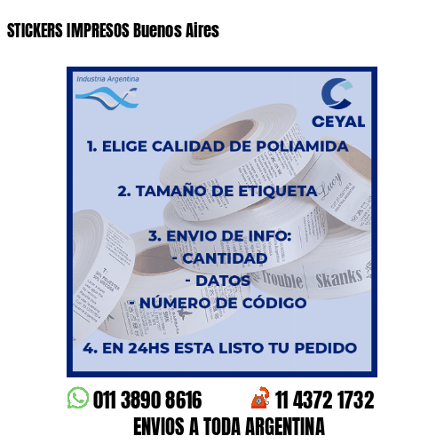 STICKERS IMPRESOS Buenos Aires