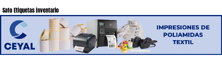 Sato Etiquetas inventario