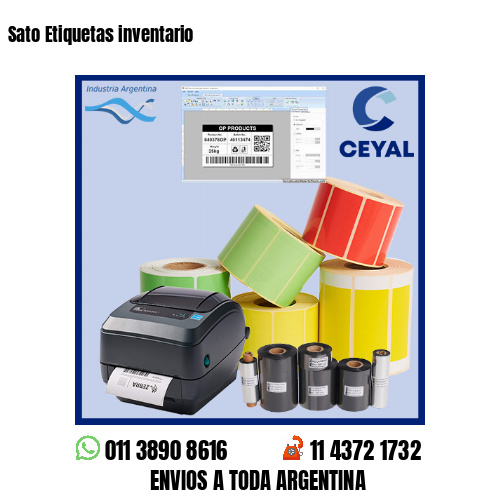 Sato Etiquetas inventario