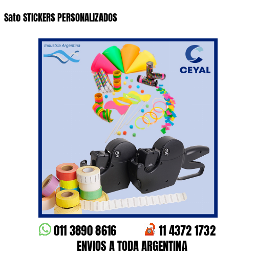 Sato STICKERS PERSONALIZADOS