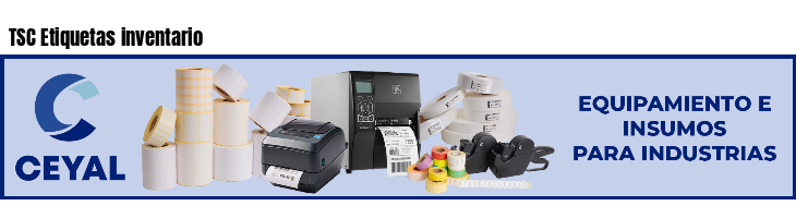TSC Etiquetas inventario