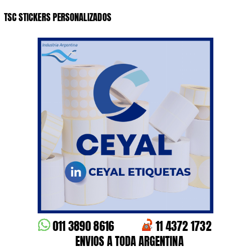 TSC STICKERS PERSONALIZADOS