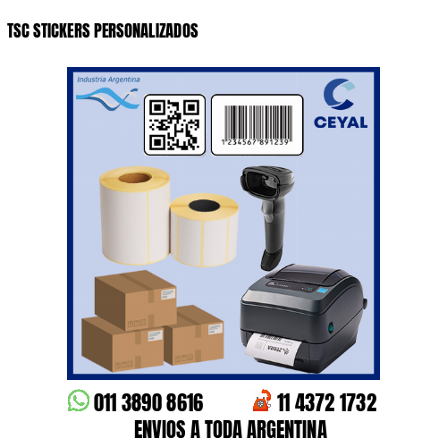 TSC STICKERS PERSONALIZADOS