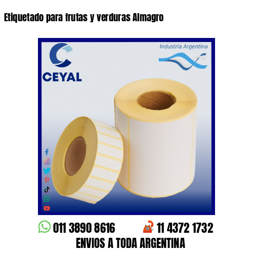 Etiquetado para frutas y verduras Almagro