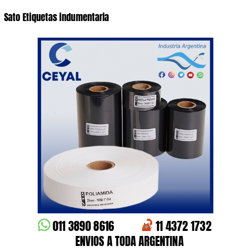 Sato Etiquetas indumentaria