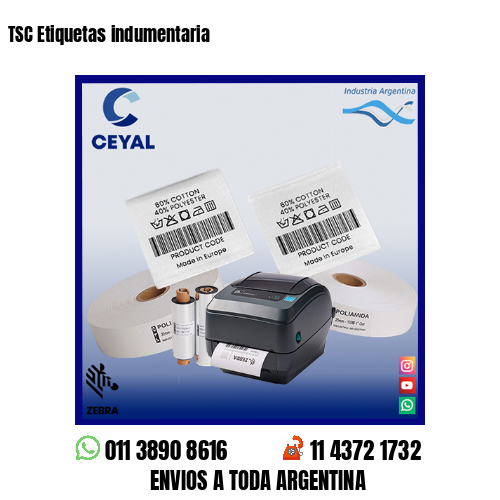 TSC Etiquetas indumentaria