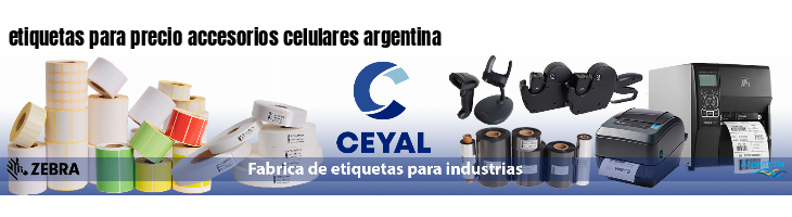 etiquetas para precio accesorios celulares argentina
