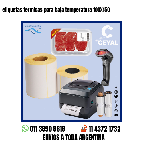 etiquetas termicas para baja temperatura 100X150