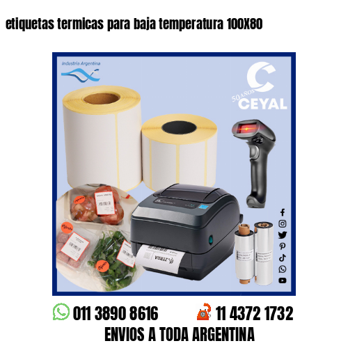 etiquetas termicas para baja temperatura 100X80