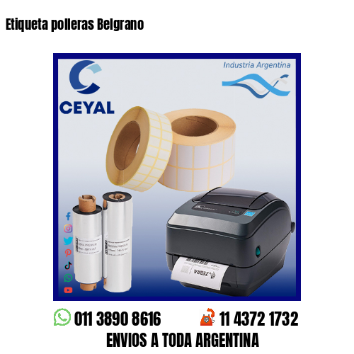 Etiqueta polleras Belgrano