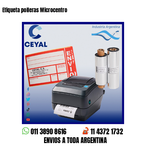 Etiqueta polleras Microcentro