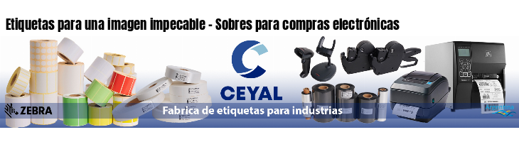 Etiquetas para una imagen impecable - Sobres para compras electrónicas