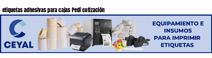 etiquetas adhesivas para cajas Pedí cotización