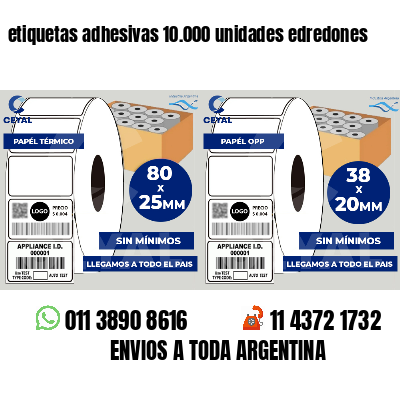 etiquetas adhesivas 10.000 unidades edredones