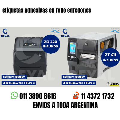 etiquetas adhesivas en rollo edredones
