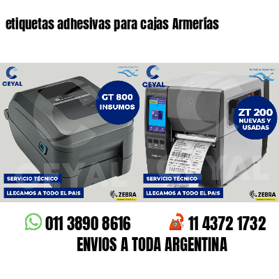 etiquetas adhesivas para cajas Armerías