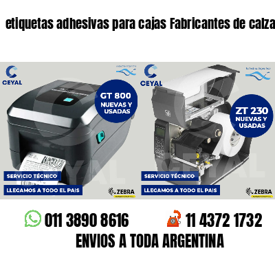 etiquetas adhesivas para cajas Fabricantes de calzado