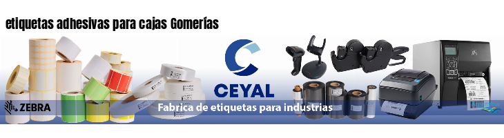 etiquetas adhesivas para cajas Gomerías