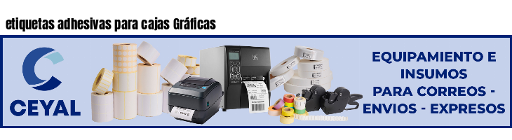 etiquetas adhesivas para cajas Gráficas