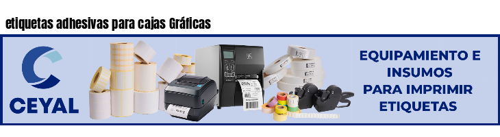 etiquetas adhesivas para cajas Gráficas