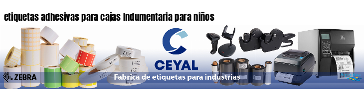 etiquetas adhesivas para cajas Indumentaria para niños