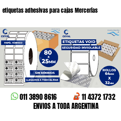 etiquetas adhesivas para cajas Mercerías