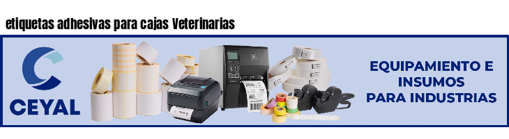 etiquetas adhesivas para cajas Veterinarias