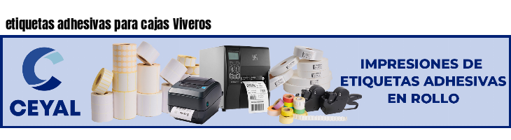 etiquetas adhesivas para cajas Viveros