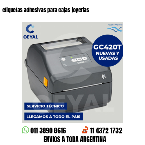 etiquetas adhesivas para cajas joyerias