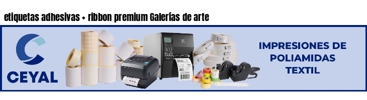 etiquetas adhesivas   ribbon premium Galerías de arte